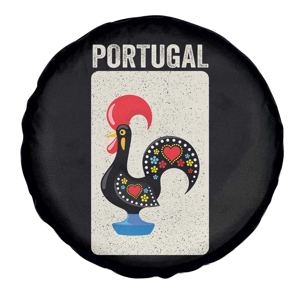 Portuguese Rooster Spare Tire Cover Galo de Barcelos Portugal Roots Pride Heritage Gift TS10 Print Your Wear