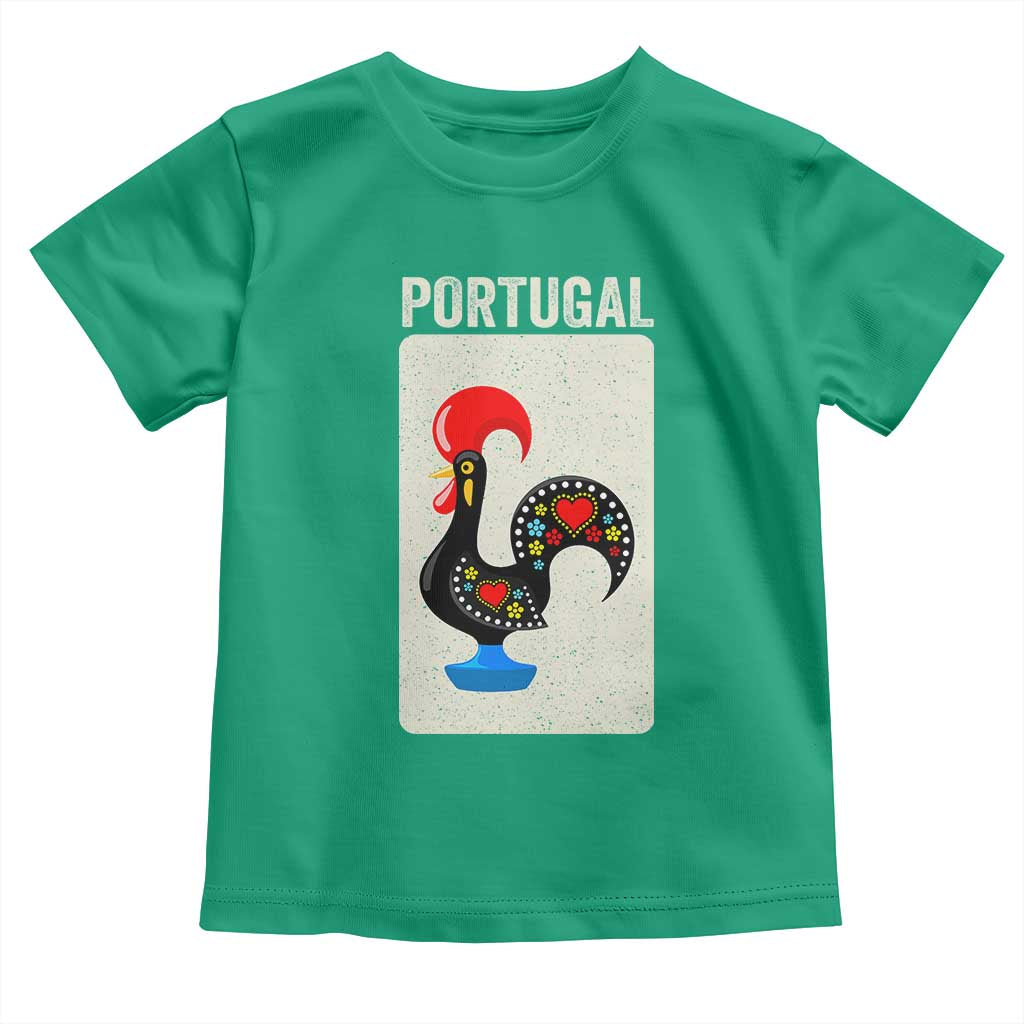 Portuguese Rooster Toddler T Shirt Galo de Barcelos Portugal Roots Pride Heritage Gift TS10 Irish Green Print Your Wear