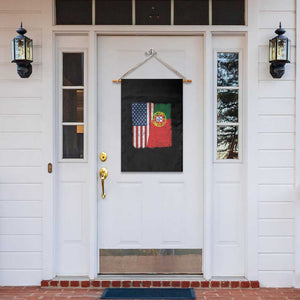 Portuguese American Flag Garden Flag Retro Vintage USA Portugal Roots Heritage Pride TS10 Print Your Wear