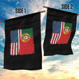 Portuguese American Flag Garden Flag Retro Vintage USA Portugal Roots Heritage Pride TS10 Print Your Wear