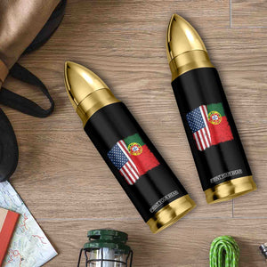Portuguese American Flag Bullet Tumbler Retro Vintage USA Portugal Roots Heritage Pride TS10 Print Your Wear
