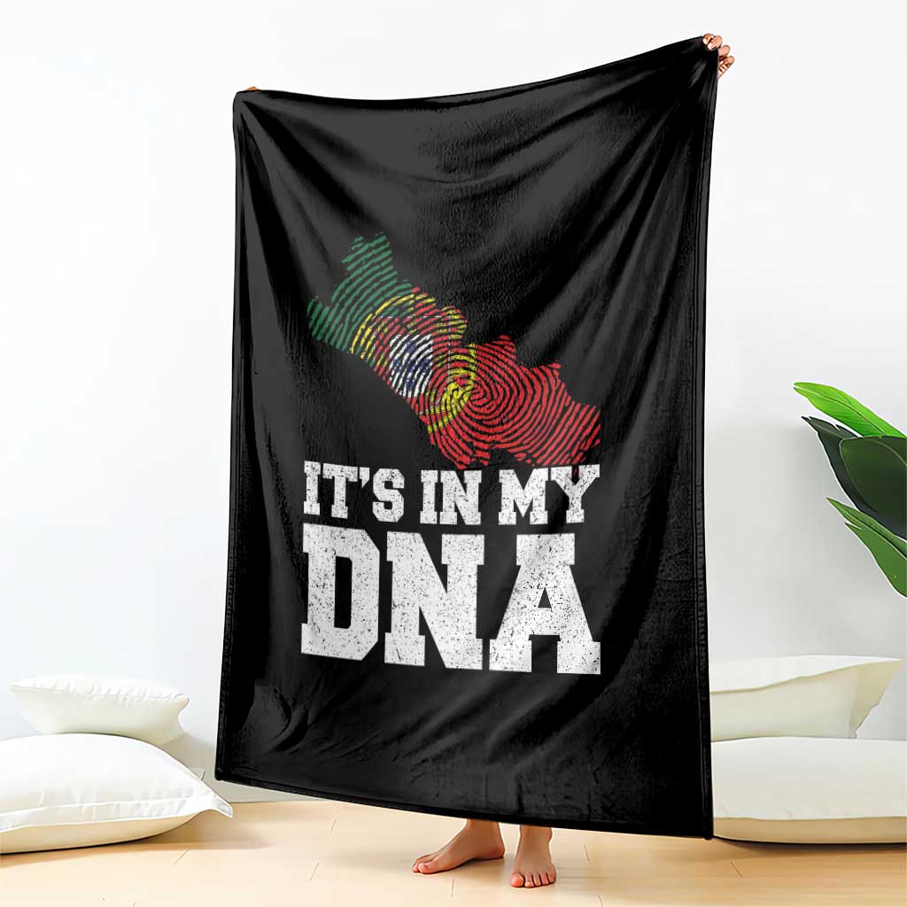 Its in My DNA Portugal Throw Blanket Portuguese Flag Portugal Boy Girl Gift TS10 Print Your Wear