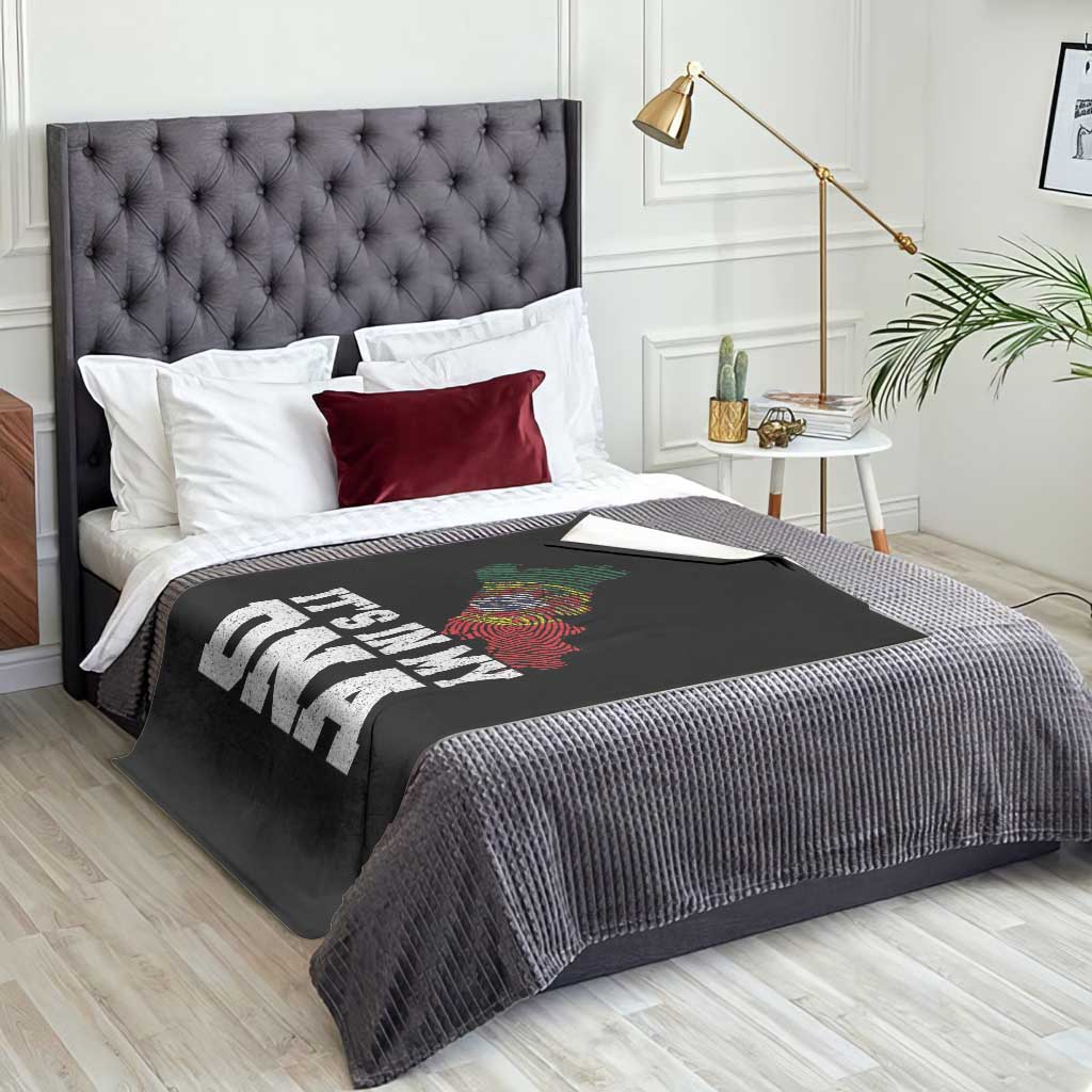 Its in My DNA Portugal Throw Blanket Portuguese Flag Portugal Boy Girl Gift TS10 Print Your Wear