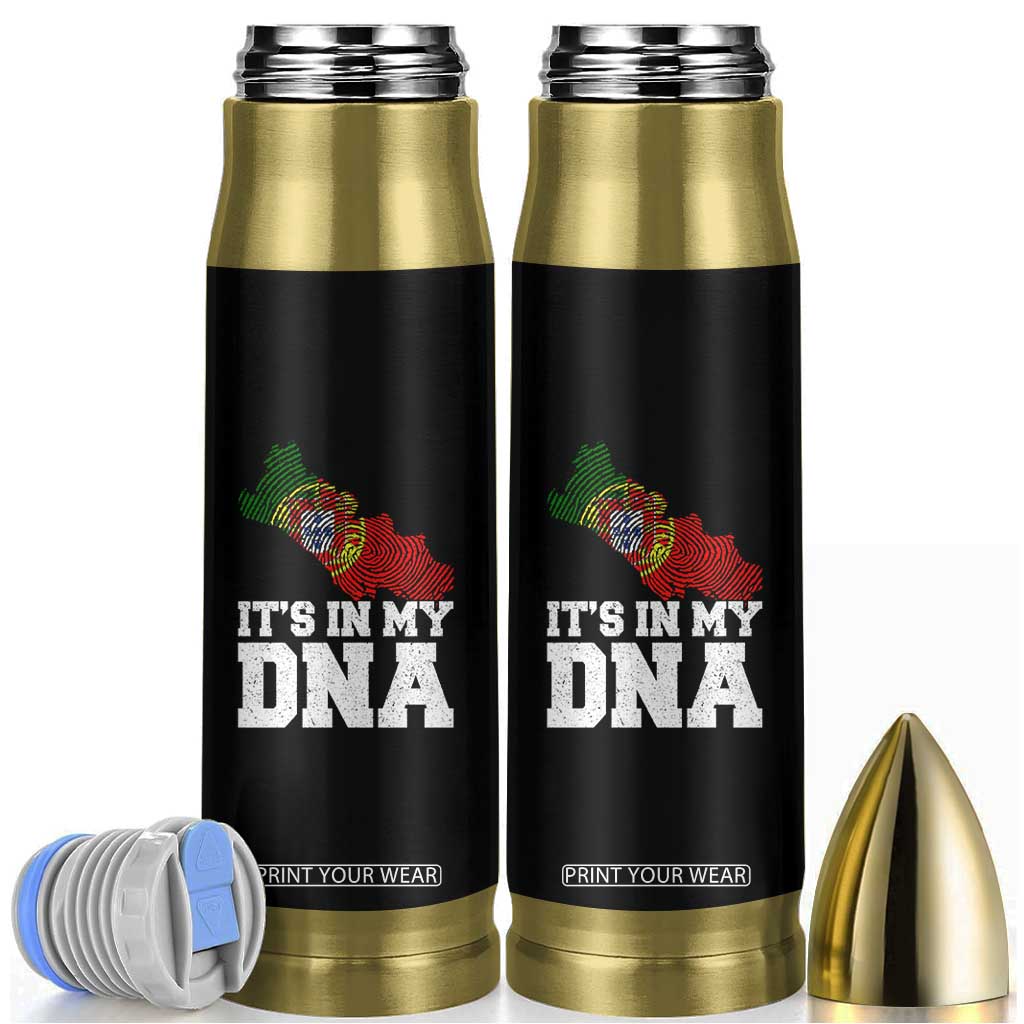 Its in My DNA Portugal Bullet Tumbler Portuguese Flag Portugal Boy Girl Gift TS10 Black Print Your Wear