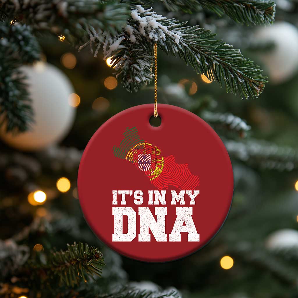 Its in My DNA Portugal Christmas Ornament Portuguese Flag Portugal Boy Girl Gift TS10 Print Your Wear
