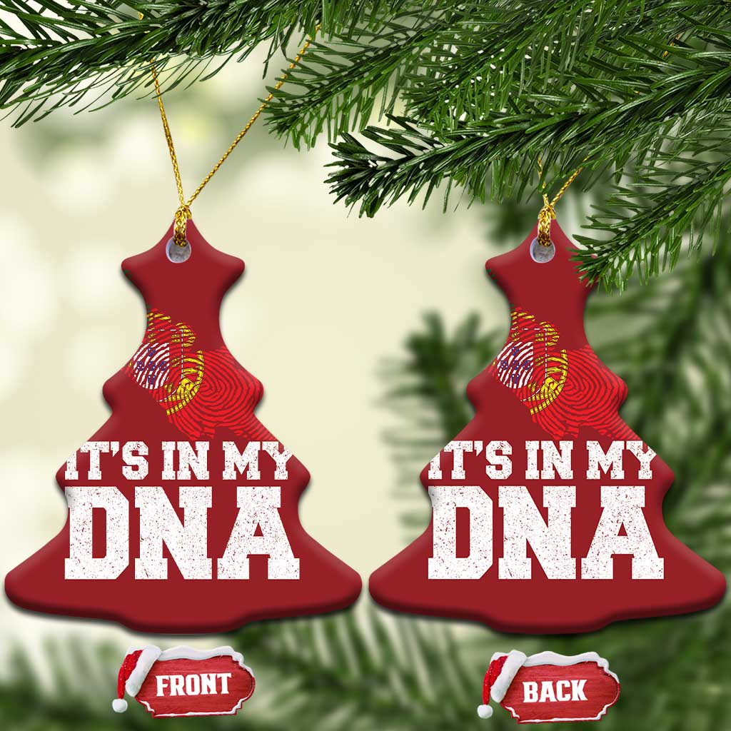 Its in My DNA Portugal Christmas Ornament Portuguese Flag Portugal Boy Girl Gift TS10 Christmas Tree Red Print Your Wear
