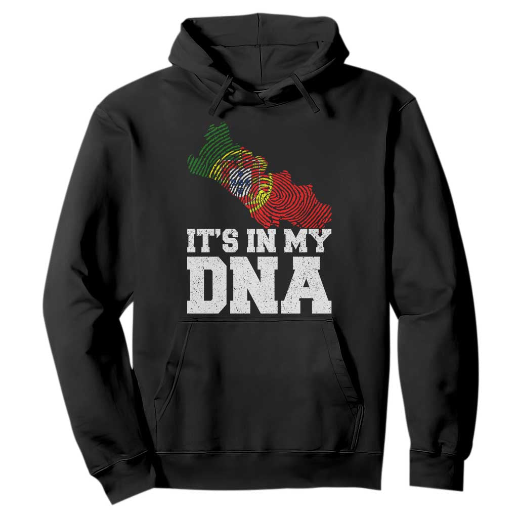 Its in My DNA Portugal Hoodie Portuguese Flag Portugal Boy Girl Gift TS10 Black Print Your Wear