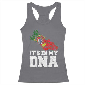 Its in My DNA Portugal Racerback Tank Top Portuguese Flag Portugal Boy Girl Gift TS10 Charcoal Print Your Wear