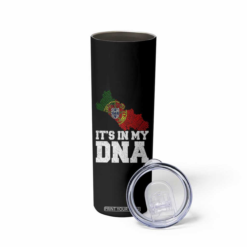 Its in My DNA Portugal Skinny Tumbler Portuguese Flag Portugal Boy Girl Gift TS10 Print Your Wear