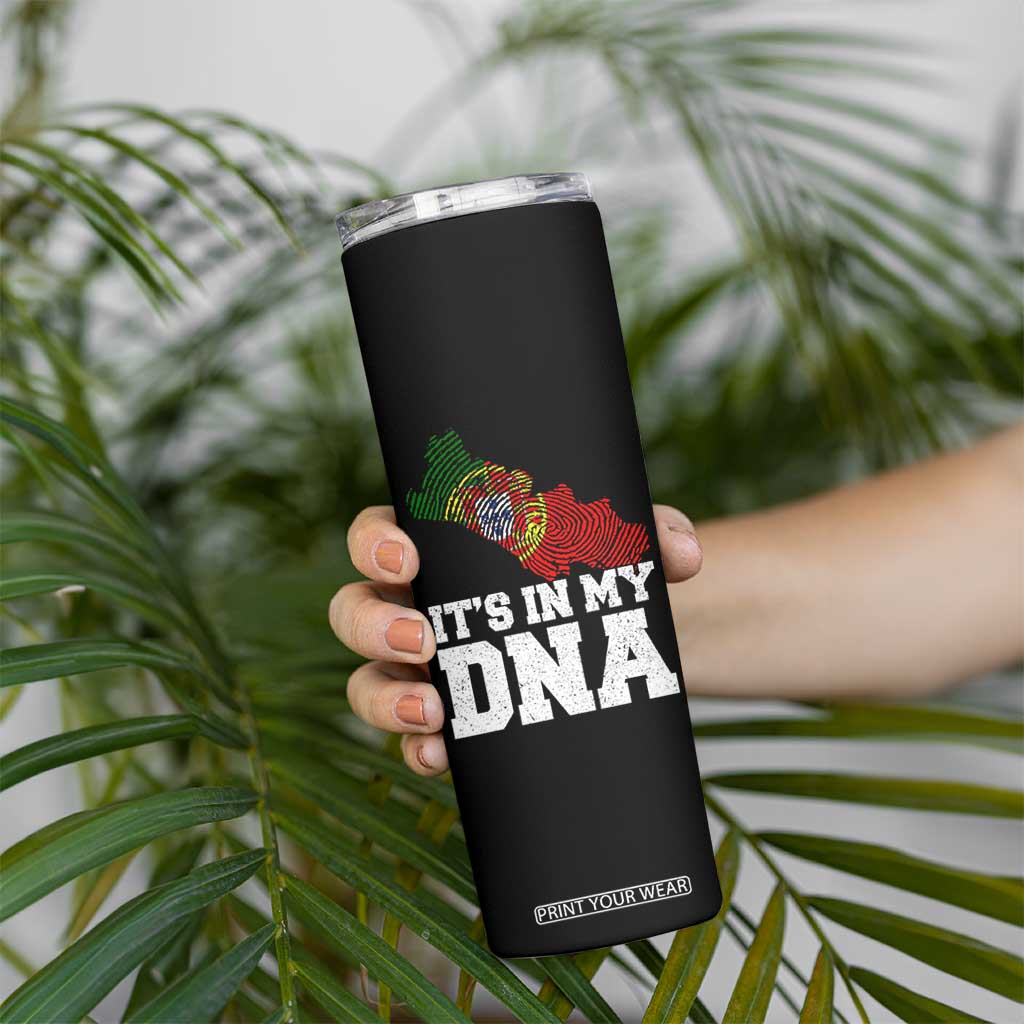 Its in My DNA Portugal Skinny Tumbler Portuguese Flag Portugal Boy Girl Gift TS10 Print Your Wear