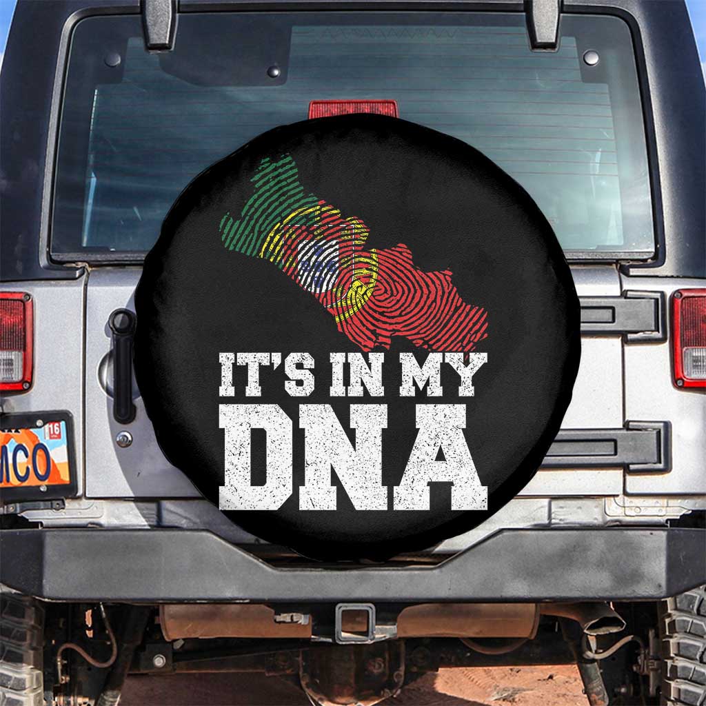 Its in My DNA Portugal Spare Tire Cover Portuguese Flag Portugal Boy Girl Gift TS10 No hole Black Print Your Wear
