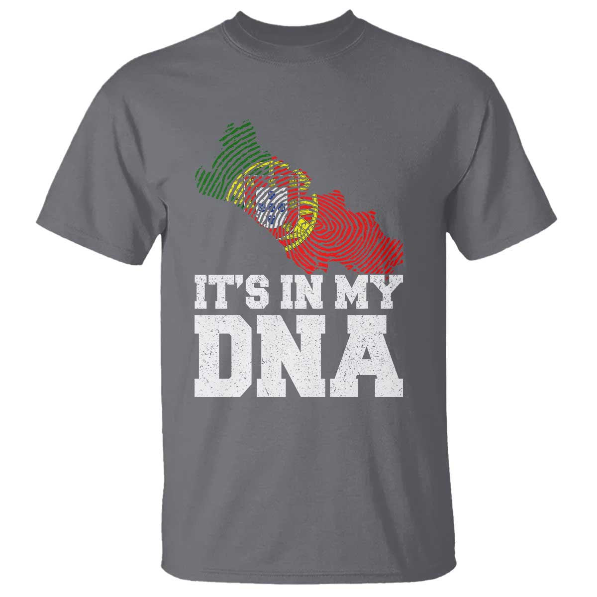Its in My DNA Portugal T Shirt Portuguese Flag Portugal Boy Girl Gift TS10 Charcoal Print Your Wear