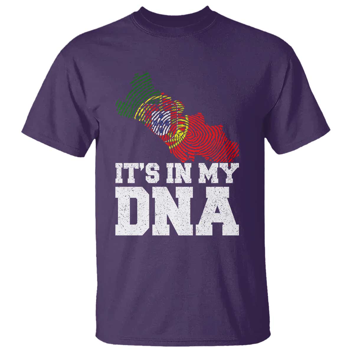 Its in My DNA Portugal T Shirt Portuguese Flag Portugal Boy Girl Gift TS10 Purple Print Your Wear