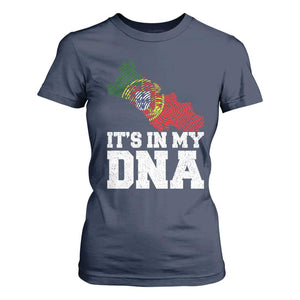 Its in My DNA Portugal T Shirt For Women Portuguese Flag Portugal Boy Girl Gift TS10 Navy Print Your Wear