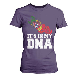 Its in My DNA Portugal T Shirt For Women Portuguese Flag Portugal Boy Girl Gift TS10 Purple Print Your Wear