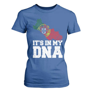 Its in My DNA Portugal T Shirt For Women Portuguese Flag Portugal Boy Girl Gift TS10 Royal Blue Print Your Wear