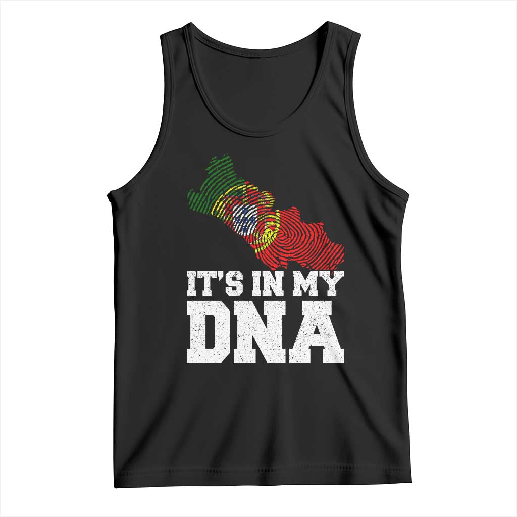 Its in My DNA Portugal Tank Top Portuguese Flag Portugal Boy Girl Gift TS10 Black Print Your Wear