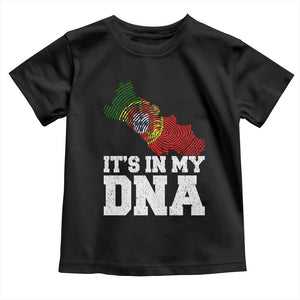 Its in My DNA Portugal Toddler T Shirt Portuguese Flag Portugal Boy Girl Gift TS10 Black Print Your Wear