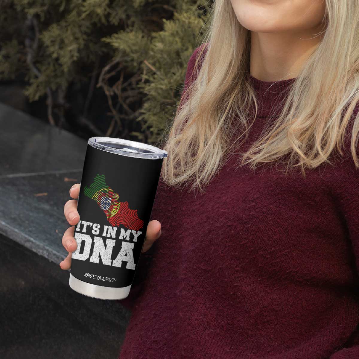 Its in My DNA Portugal Tumbler Cup Portuguese Flag Portugal Boy Girl Gift TS10 Print Your Wear