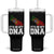 Its in My DNA Portugal Tumbler With Handle Portuguese Flag Portugal Boy Girl Gift TS10 One Size: 40 oz Black Print Your Wear