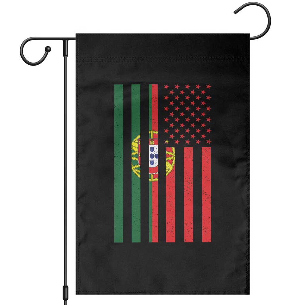Portuguese Flag Garden Flag Vintage USA Flag Portugal Pride Gifts TS10 Black Print Your Wear