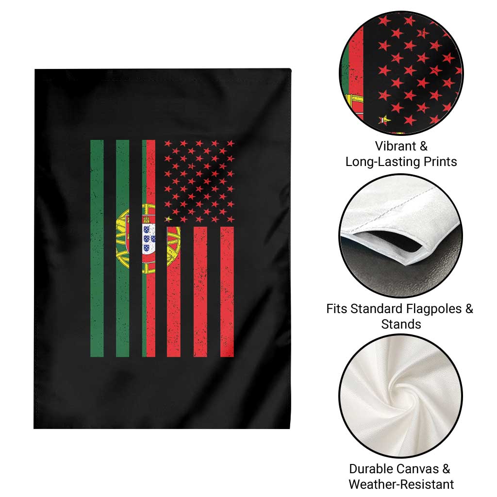 Portuguese Flag Garden Flag Vintage USA Flag Portugal Pride Gifts TS10 Print Your Wear
