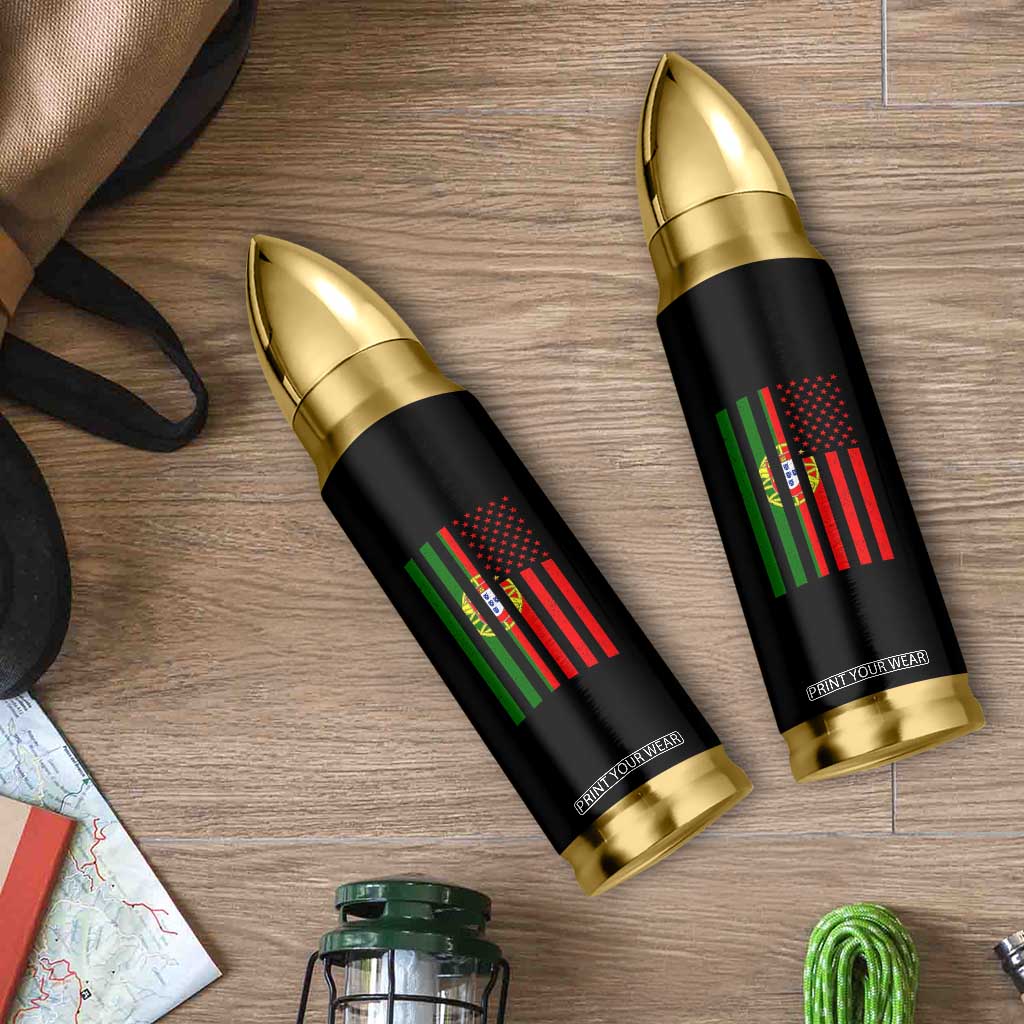 Portuguese Flag Bullet Tumbler Vintage USA Flag Portugal Pride Gifts TS10 Print Your Wear