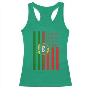 Portuguese Flag Racerback Tank Top Vintage USA Flag Portugal Pride Gifts TS10 Irish Green Print Your Wear