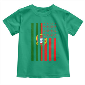 Portuguese Flag Toddler T Shirt Vintage USA Flag Portugal Pride Gifts TS10 Irish Green Print Your Wear