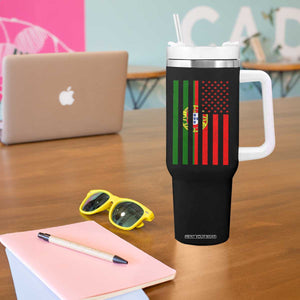 Portuguese Flag Tumbler With Handle Vintage USA Flag Portugal Pride Gifts TS10 Print Your Wear
