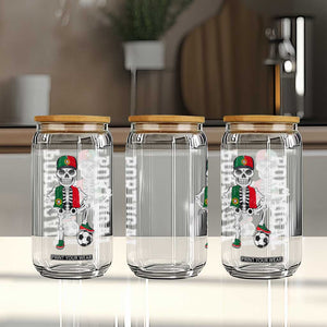 Portugal Soccer Glass Can Skeleton Portuguese Flag Futebol Football Player TS10 Print Your Wear