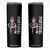 Portugal Soccer Skinny Tumbler Skeleton Portuguese Flag Futebol Football Player TS10 Black Print Your Wear