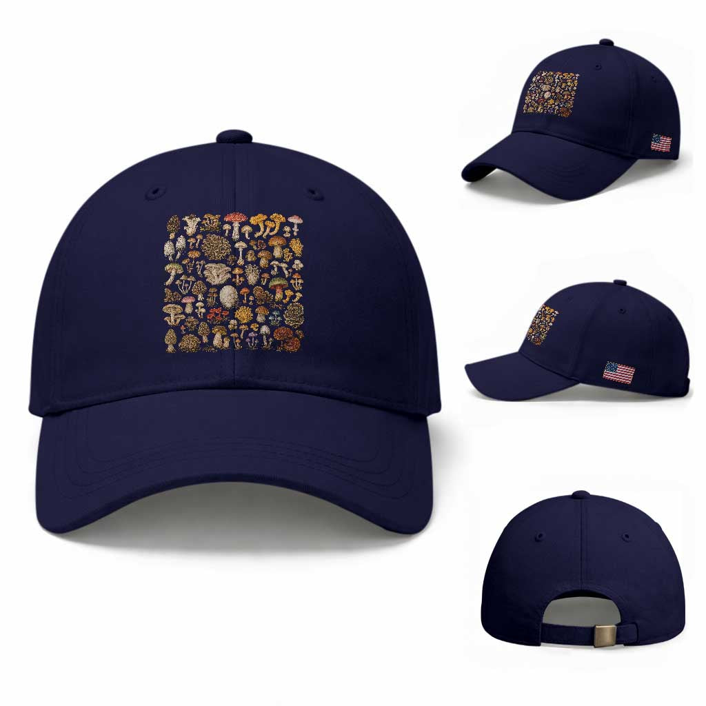 Mushroom Lovers Baseball Cap Mycology Fungi Foraging Mushroom Whisperer