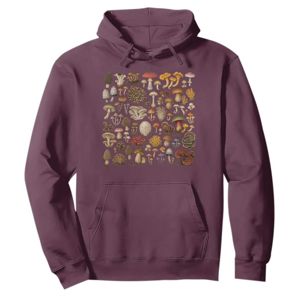 Mushroom Lovers Hoodie Mycology Fungi Foraging Mushroom Whisperer