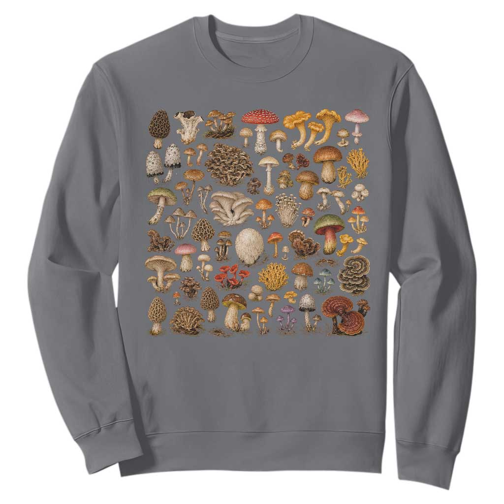 Mushroom Lovers Sweatshirt Mycology Fungi Foraging Mushroom Whisperer