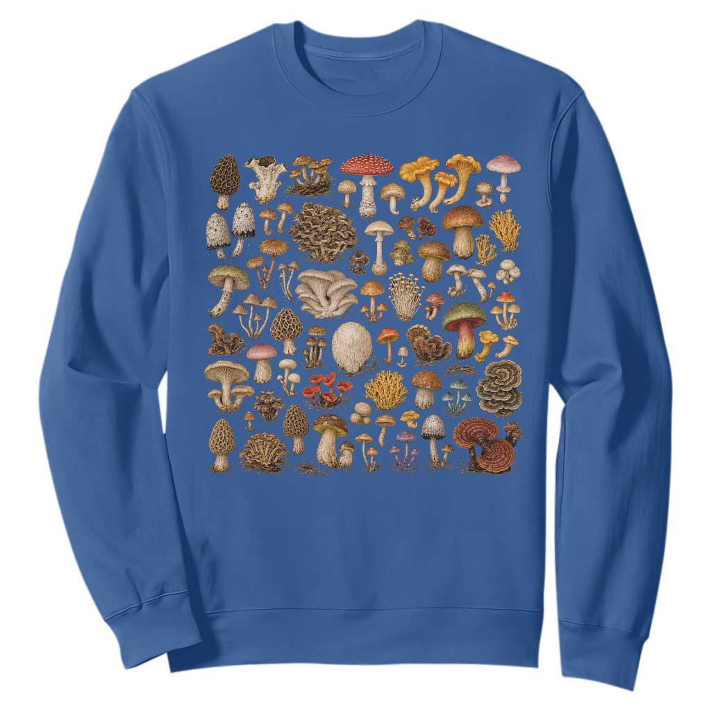 Mushroom Lovers Sweatshirt Mycology Fungi Foraging Mushroom Whisperer
