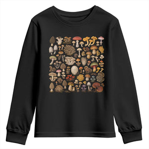 Mushroom Lovers Youth Sweatshirt Mycology Fungi Foraging Mushroom Whisperer
