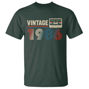 Vintage 1986 40th Birthday Gifts T Shirt 40 Year Old Favors