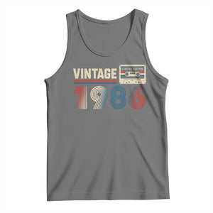 Vintage 1986 40th Birthday Gifts Tank Top 40 Year Old Favors