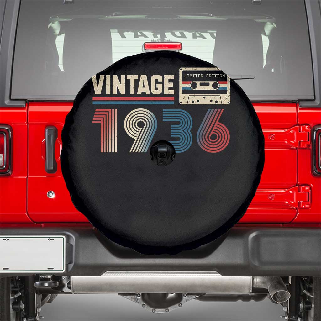 Vintage 1936 90th Birthday Gifts Spare Tire Cover 90 Year Old Favors
