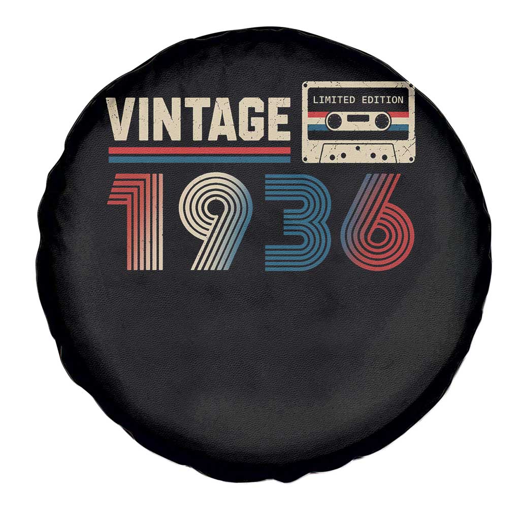 Vintage 1936 90th Birthday Gifts Spare Tire Cover 90 Year Old Favors
