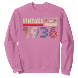 Vintage 1936 90th Birthday Gifts Sweatshirt 90 Year Old Favors