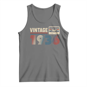 Vintage 1936 90th Birthday Gifts Tank Top 90 Year Old Favors