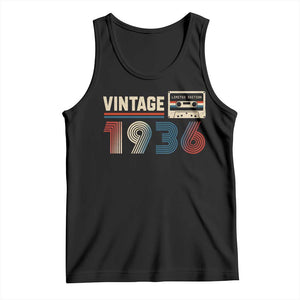 Vintage 1936 90th Birthday Gifts Tank Top 90 Year Old Favors
