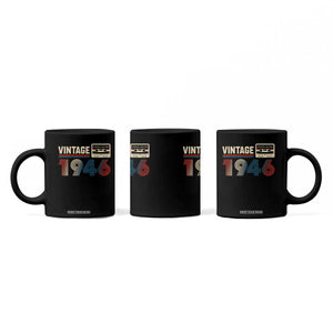 Vintage 1946 80th Birthday Gifts Coffee Mug 80 Year Old Favors