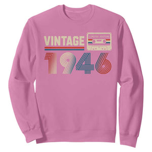 Vintage 1946 80th Birthday Gifts Sweatshirt 80 Year Old Favors