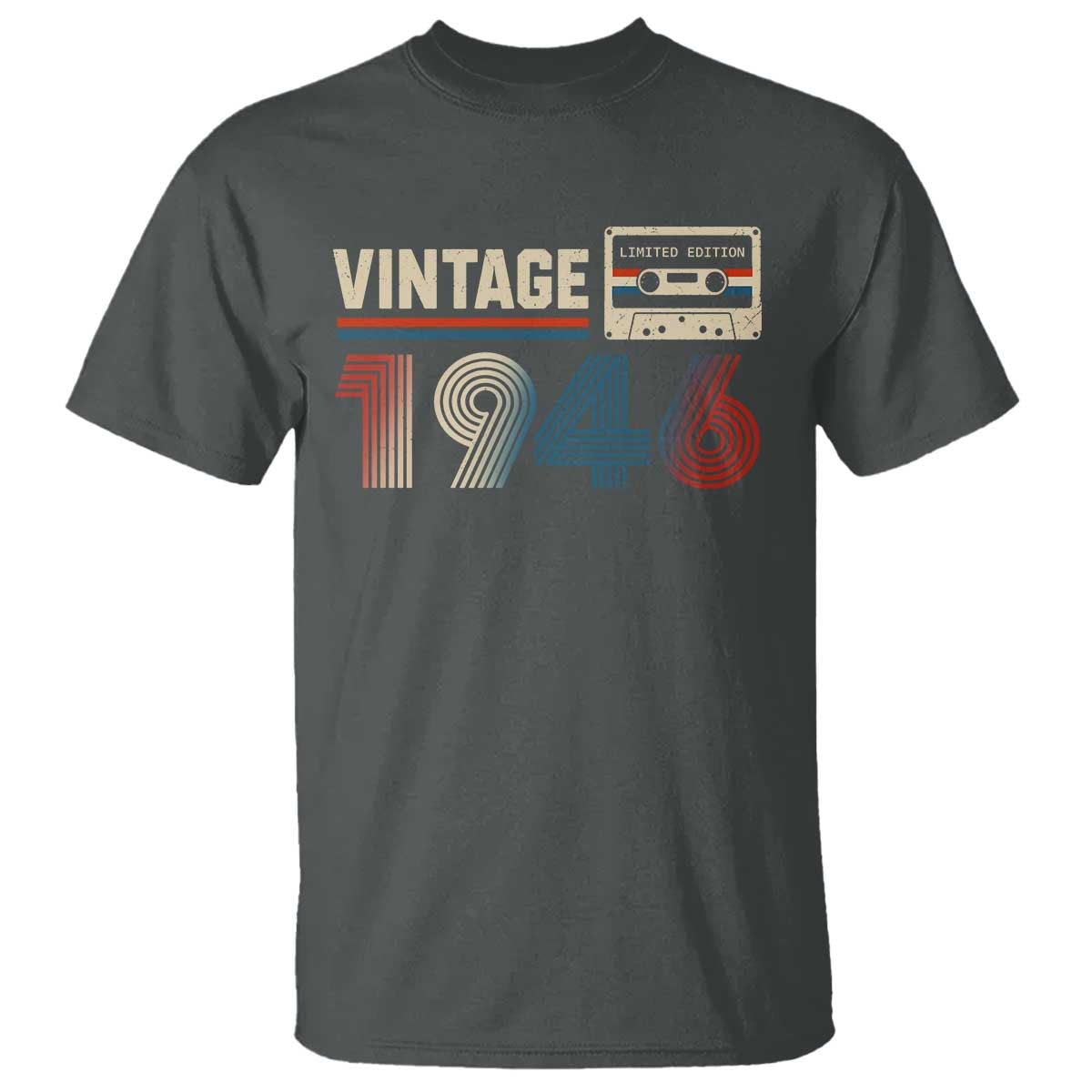 Vintage 1946 80th Birthday Gifts T Shirt 80 Year Old Favors