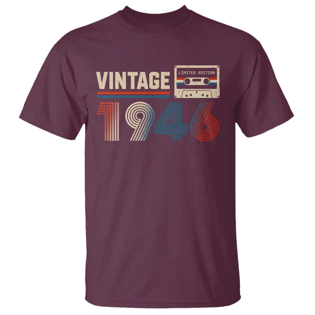Vintage 1946 80th Birthday Gifts T Shirt 80 Year Old Favors