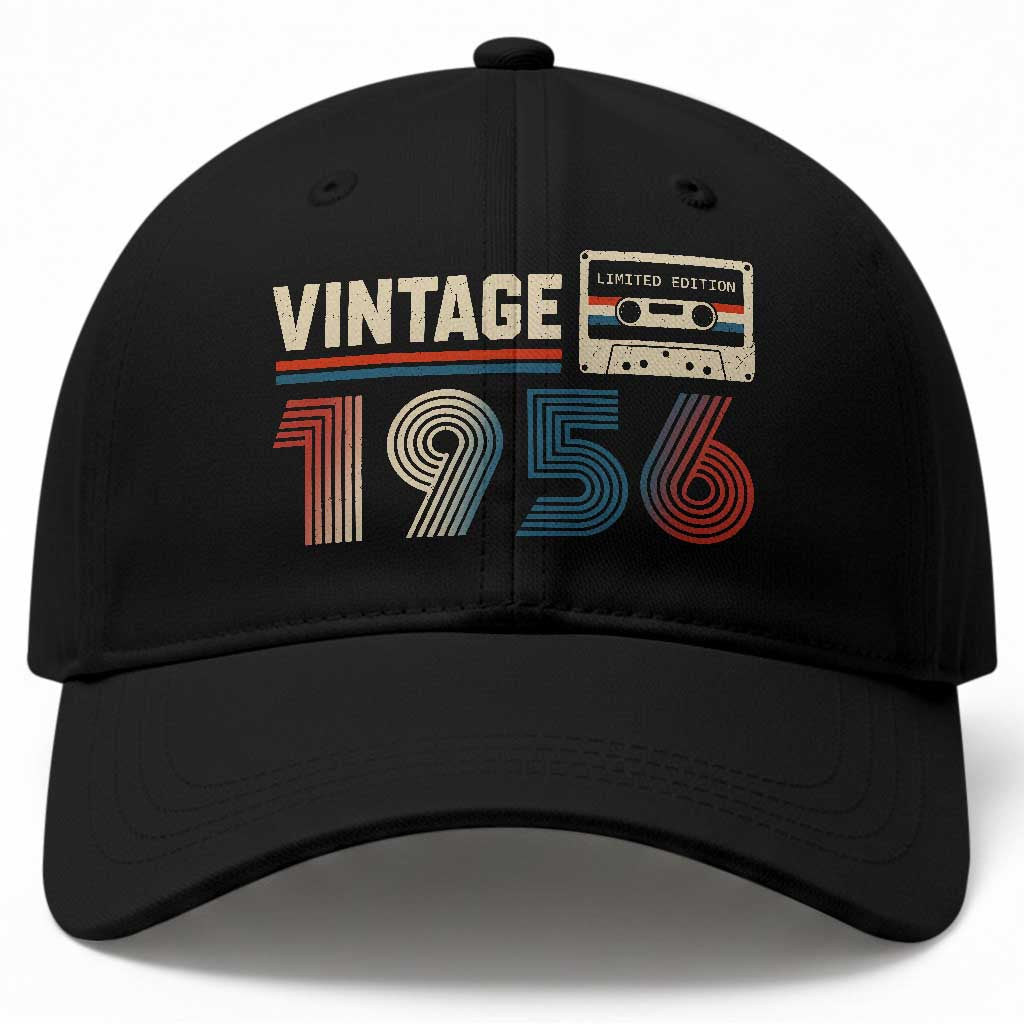 Vintage 1956 70th Birthday Gifts Baseball Cap 70 Year Old Favors TS10 Print Your Wear