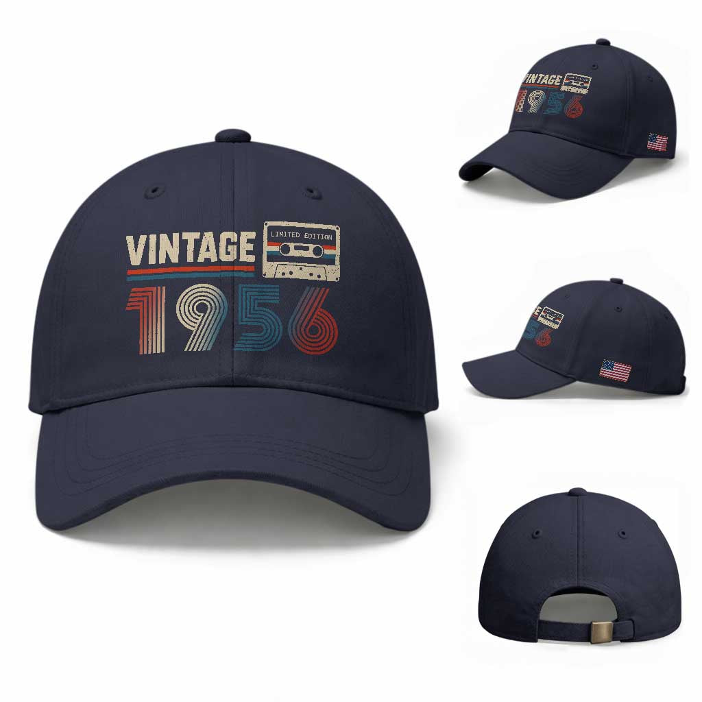 Vintage 1956 70th Birthday Gifts Baseball Cap 70 Year Old Favors